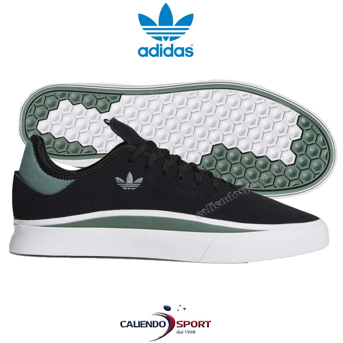 ADIDAS FV0694 SABALO BLACK SNEAKER SHOE – Caliendosport