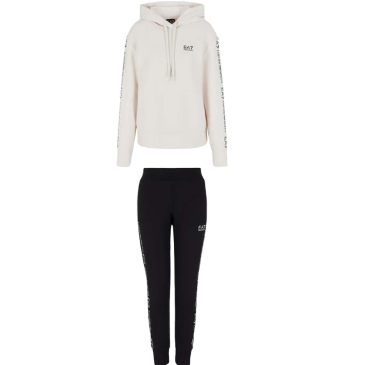 TUTA DONNA ARMANI EA7 I25 8NTV58 TJQLZ 21CQ COTONE FELPATO