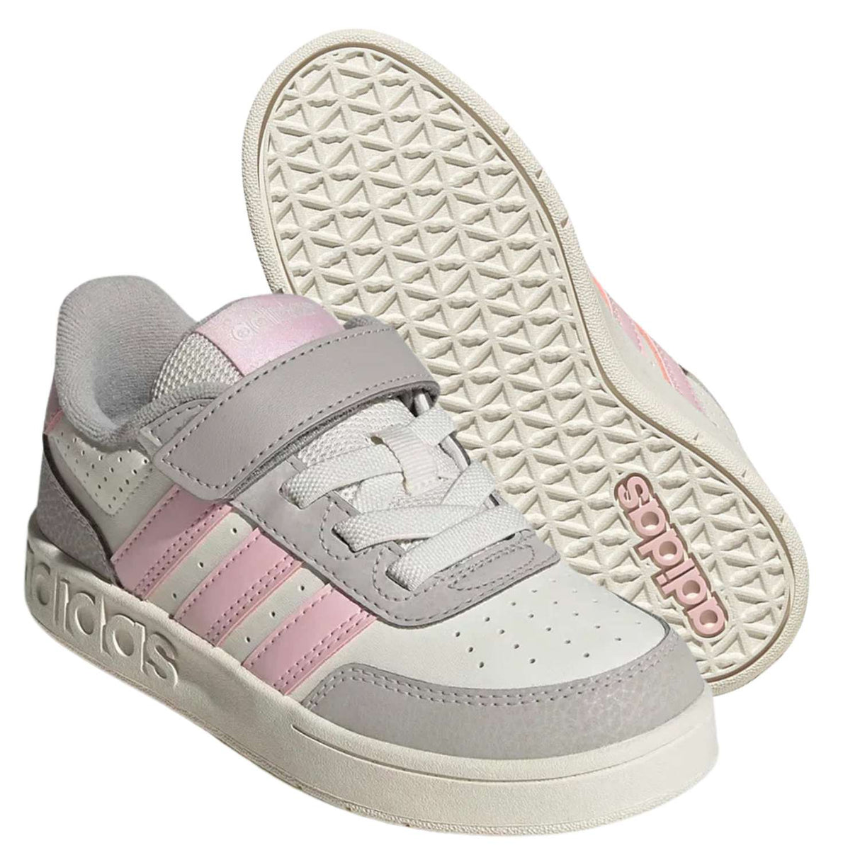 SCARPA BAMBINE ADIDAS KJ9593 BREABASE STRAPPO