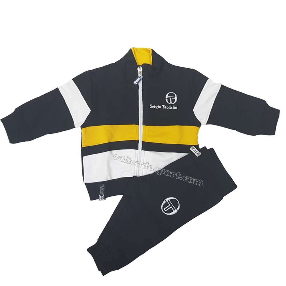 SURVÊTEMENT SWEAT-SHIRT NOIR BLEU POUR GARÇON SERGIO TACCHINI 3071T0020