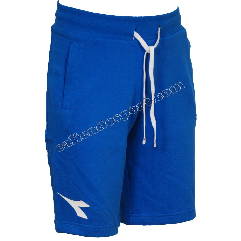 PANTALONCINO UOMO DIADORA 159642 PALESTRA CORSA SPORT CASUAL AZZURRO NERO