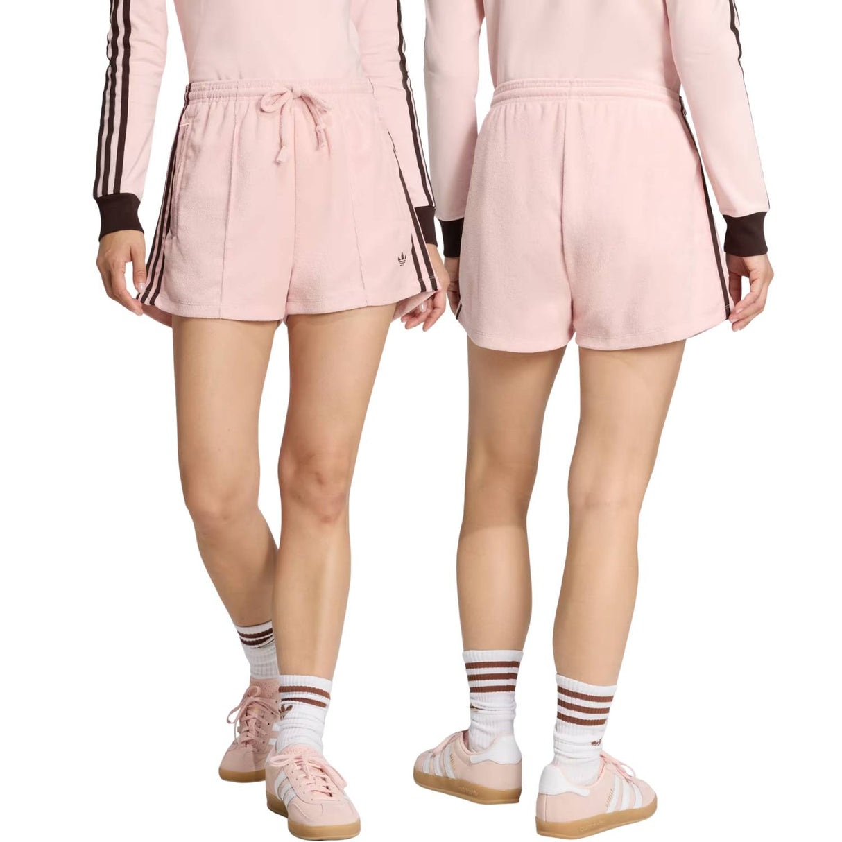 PANTALONCINO DONNA ADIDAS KD1396 FIREBIRD ROSA