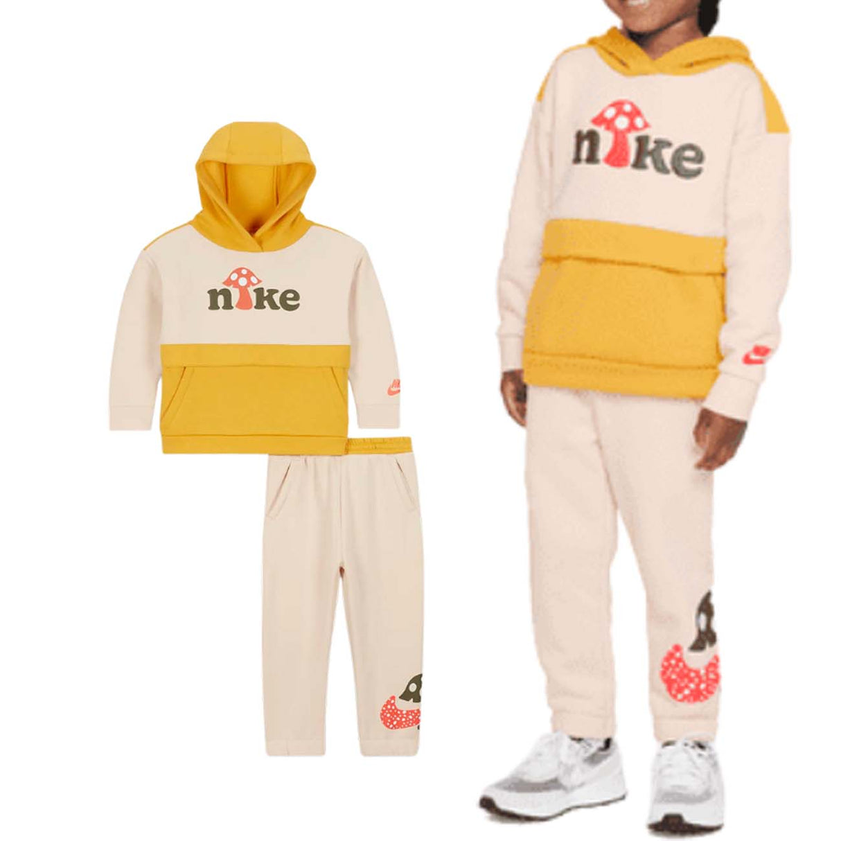 NIKE KIDS TRACKSUIT 66J910 86J910 SWEATSHIRT+SWEATPANTS