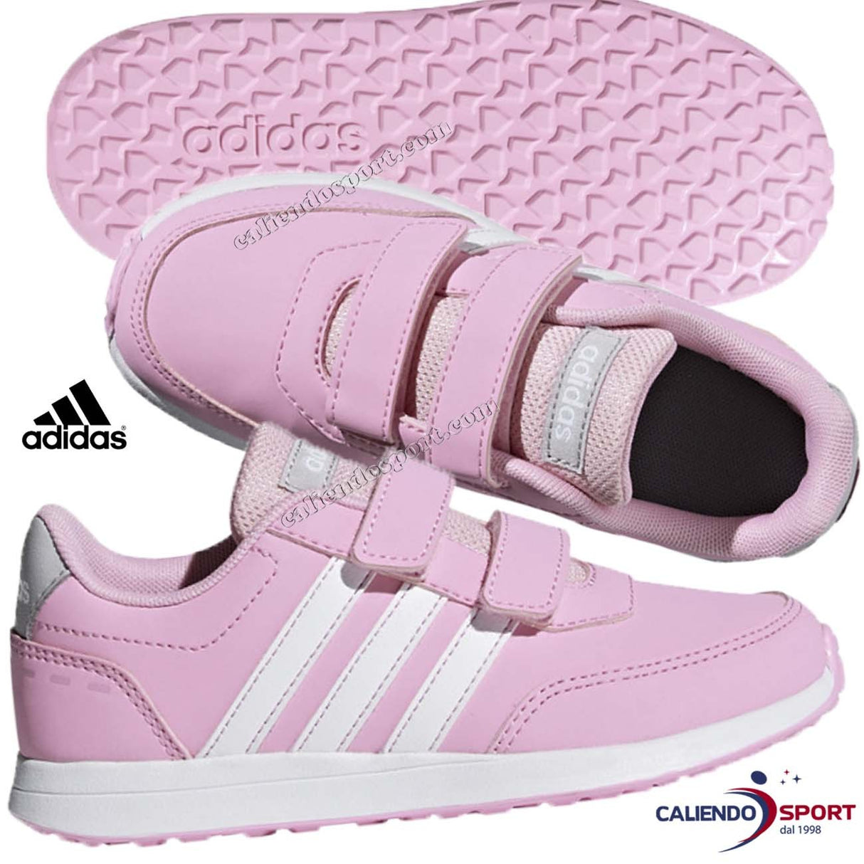 SCARPA ADIDAS BAMBINA F35694 ROSA VS SWITCH 2 STRAPPO