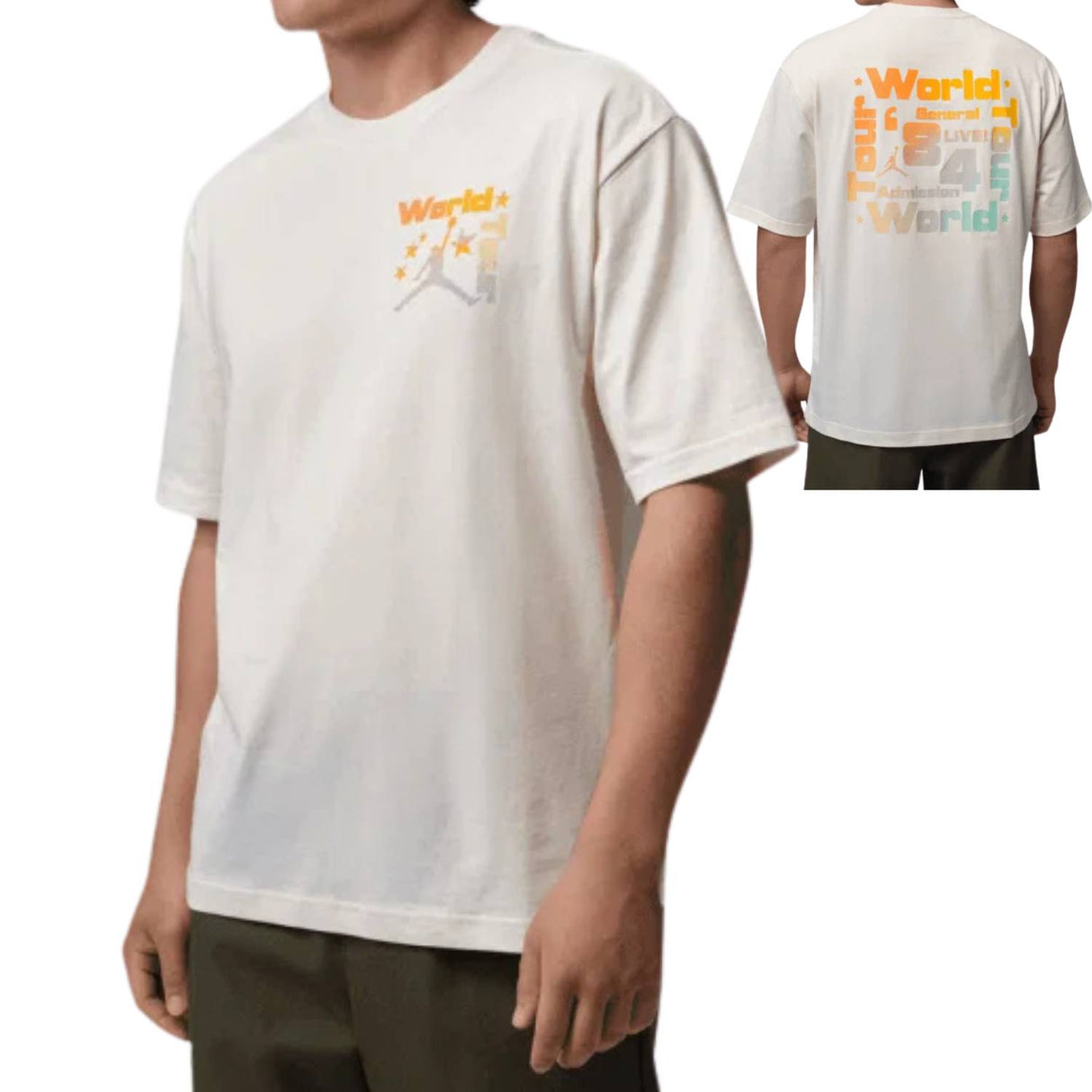 T-SHIRT RAGAZZI JORDAN 95F751 W5T FRENCY TERRY