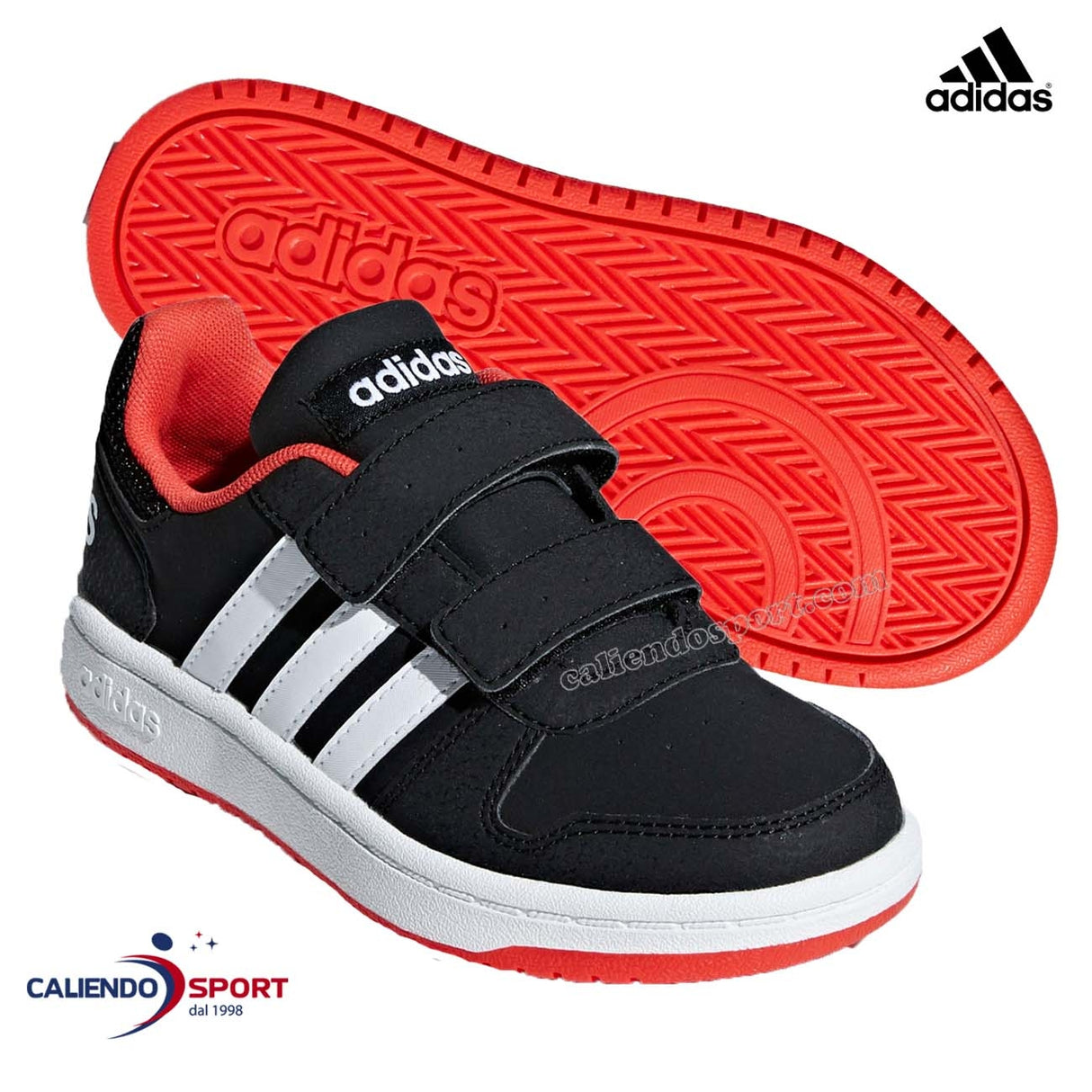 SCARPA ADIDAS BAMBINO B75960 HOOPS 2.0 CMF C