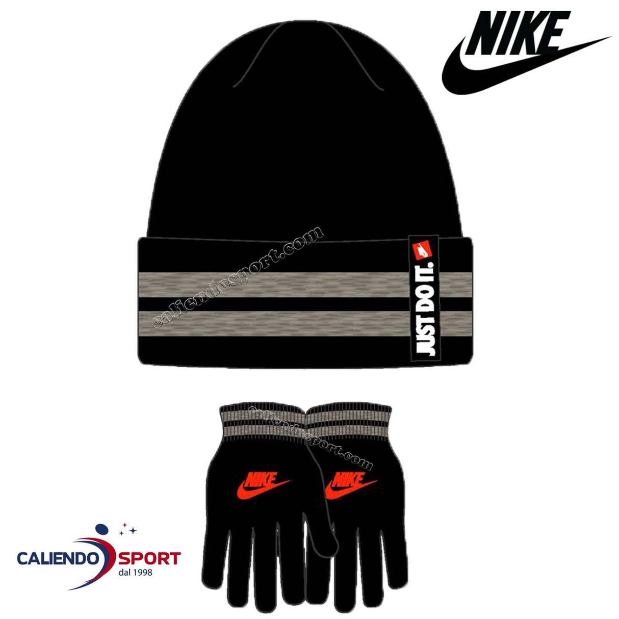 NIKE 8A2875 023 KIDS GLOVES AND HAT SET