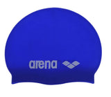 ARENA JUNIOR 91670 CLASSIC CASQUETTE SILICONE BLEU FUCHSIA DENIM PISCINE MER PLONGÉE NATATION