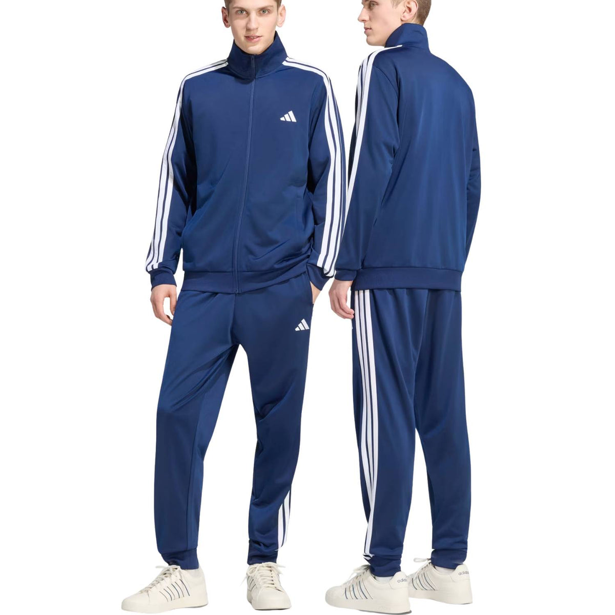 TUTA ADIDAS KY2283 DAYREADY BLU COTONE FELPATA