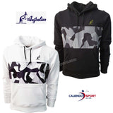 SWEAT-SHIRT AUSTRALIEN SWUFE0005 POLAIRE DE COTON NOIR ET BLANC