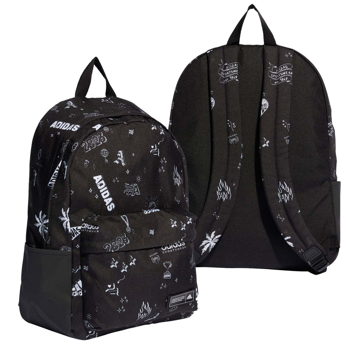 SAC À DOS UNISEXE ADIDAS IJ5632 23 LITRES NOIR CLASSIQUE