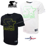 T-SHIRT STARTER 72946 NERO BIANCO COTONE