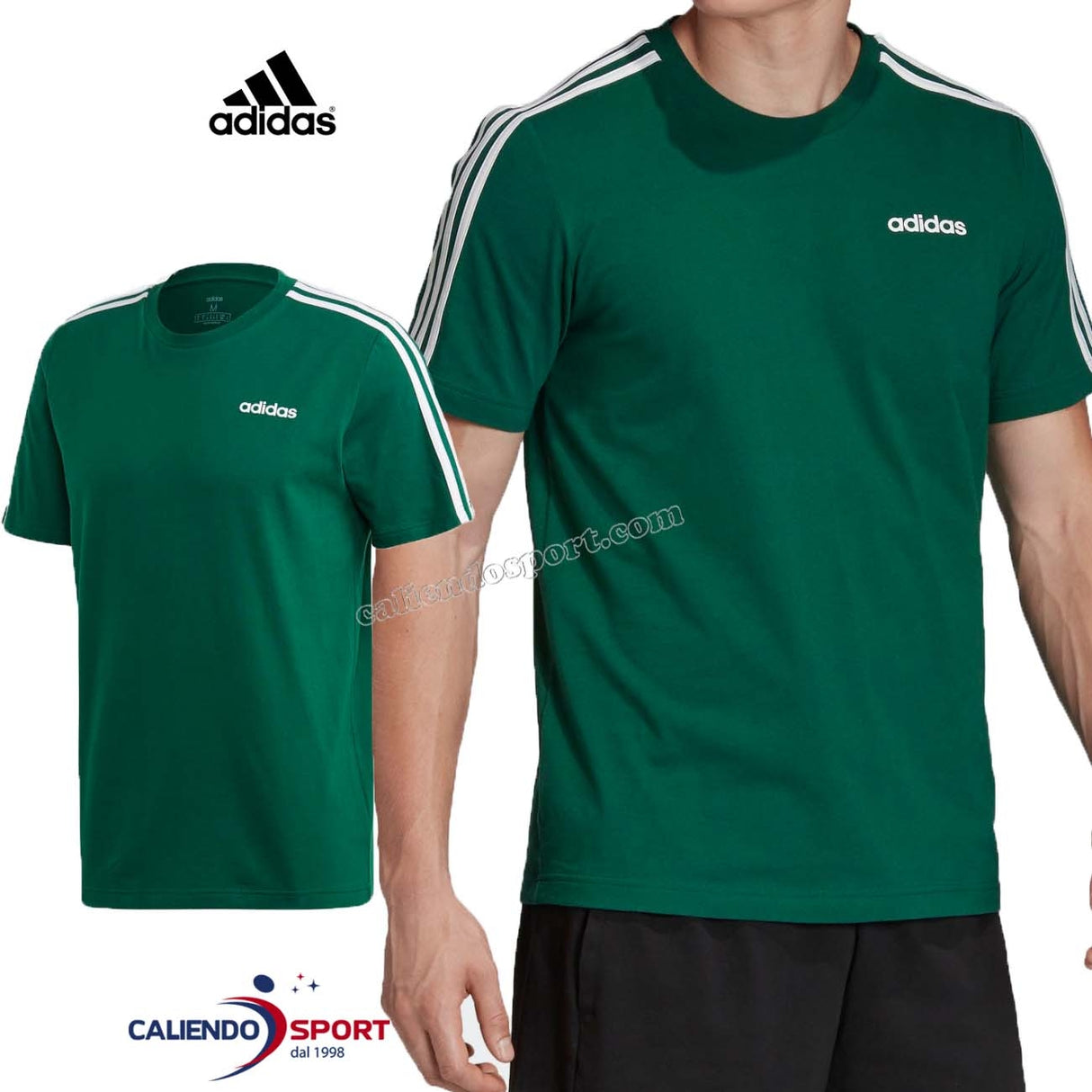 T-SHIRT ADIDAS FM6230 VERDE 3 S TEE