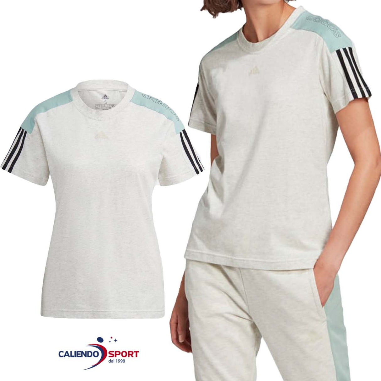 T-SHIRT ADIDAS GL1449 ESSENTIALS LOGO COLORBLOCK