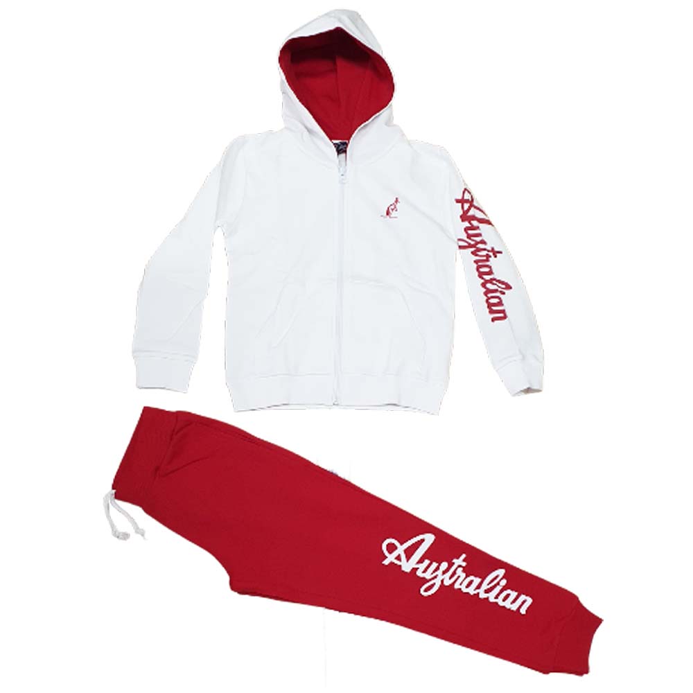 AUSTRALIAN AS0400 BRUSHED COTTON BOYS TRACKSUIT