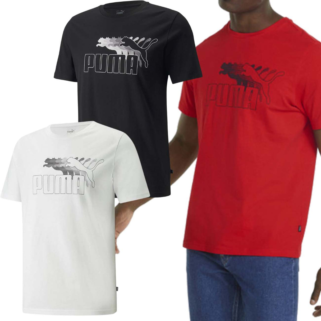 T-SHIRT PUMA 848562 GRAPHIC LOGO COTONE
