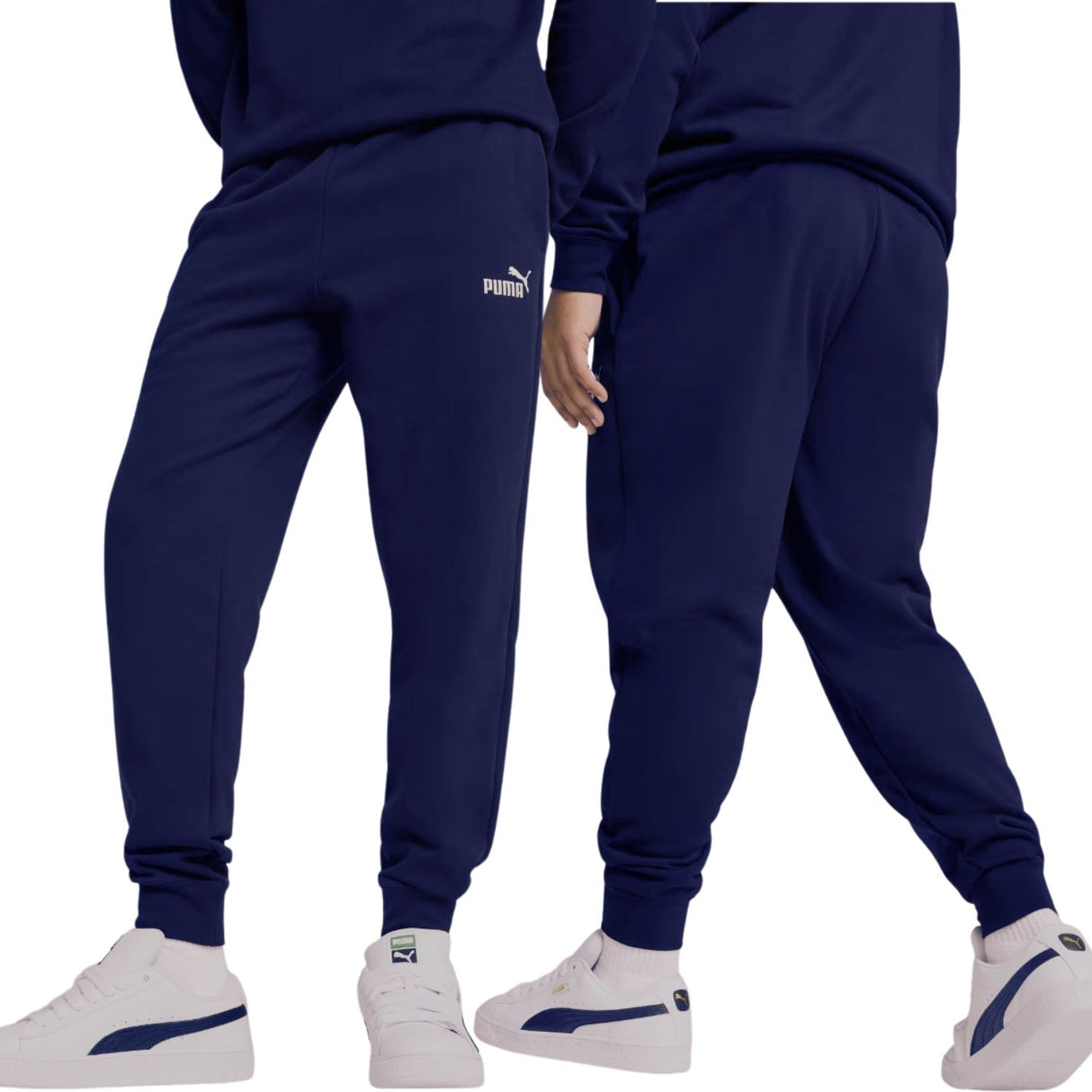 PANTALONE PUMA 682606 16 ESSENTIALS COTONE FELPATO BLU