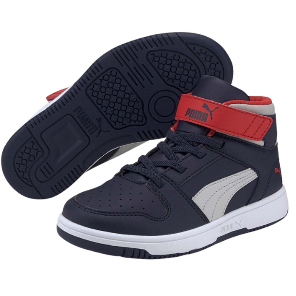 PUMA 370488 11 REBOUND LAYUP SL V BOYS SHOES
