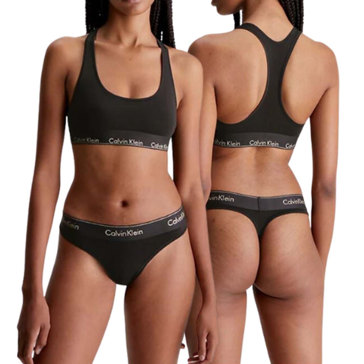 SET BRASSIERE E PERIZOMA CALVIN KLEIN 000QF7453E UB1 NERO