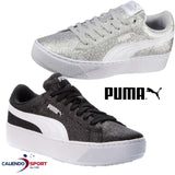 SHOE PUMA 366856 02 03 VIKKY PLATFORM GLITZ JR