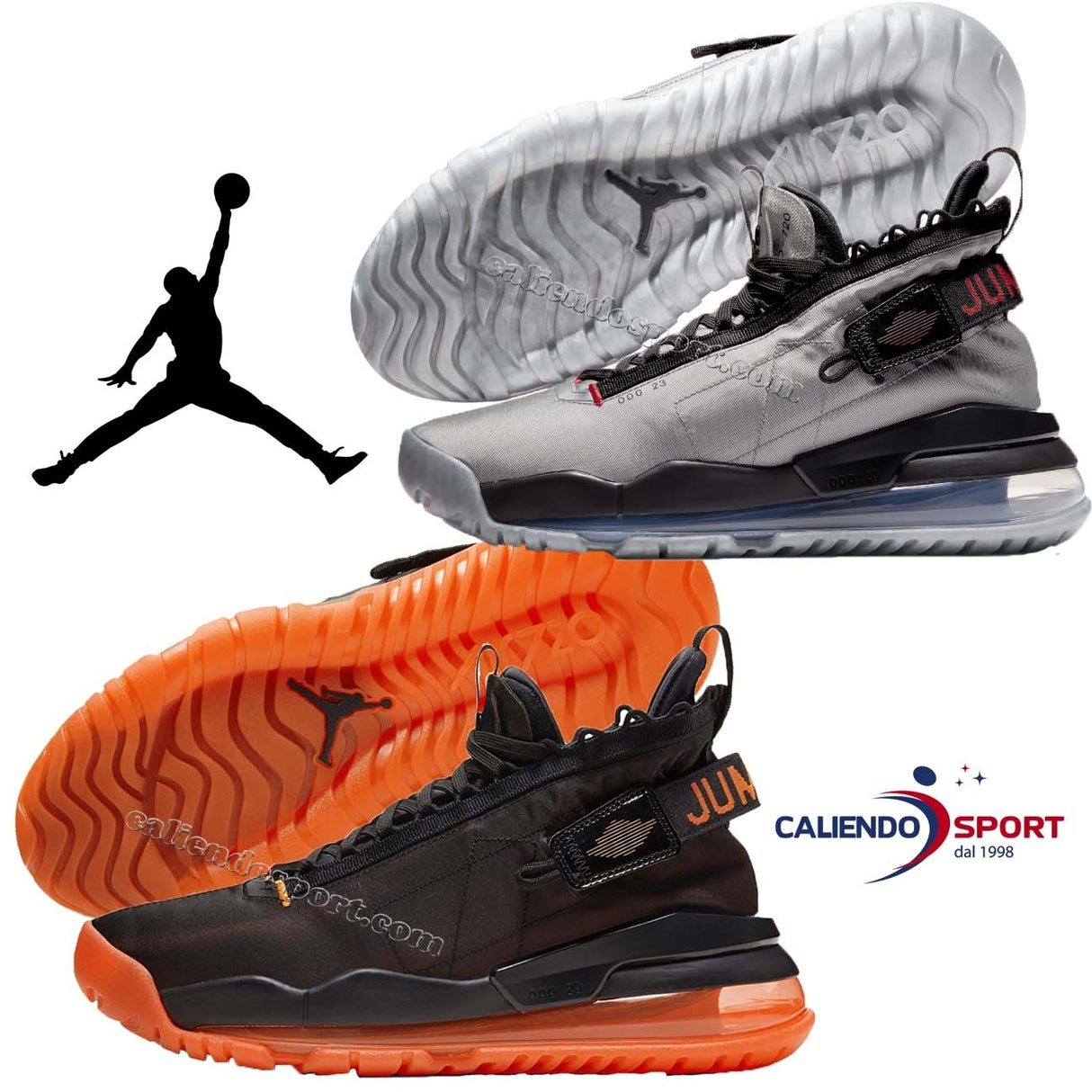 SCARPA JORDAN PROTO MAX 720 BQ6623 002 208 NERO GRIGIO