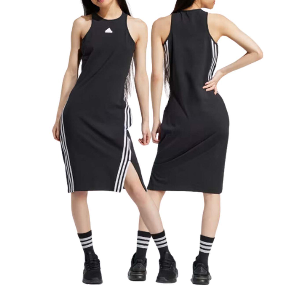 VESTITO DONNA ADIDAS IP1575 FUTURE ICONS 3-STRIPES COTONE