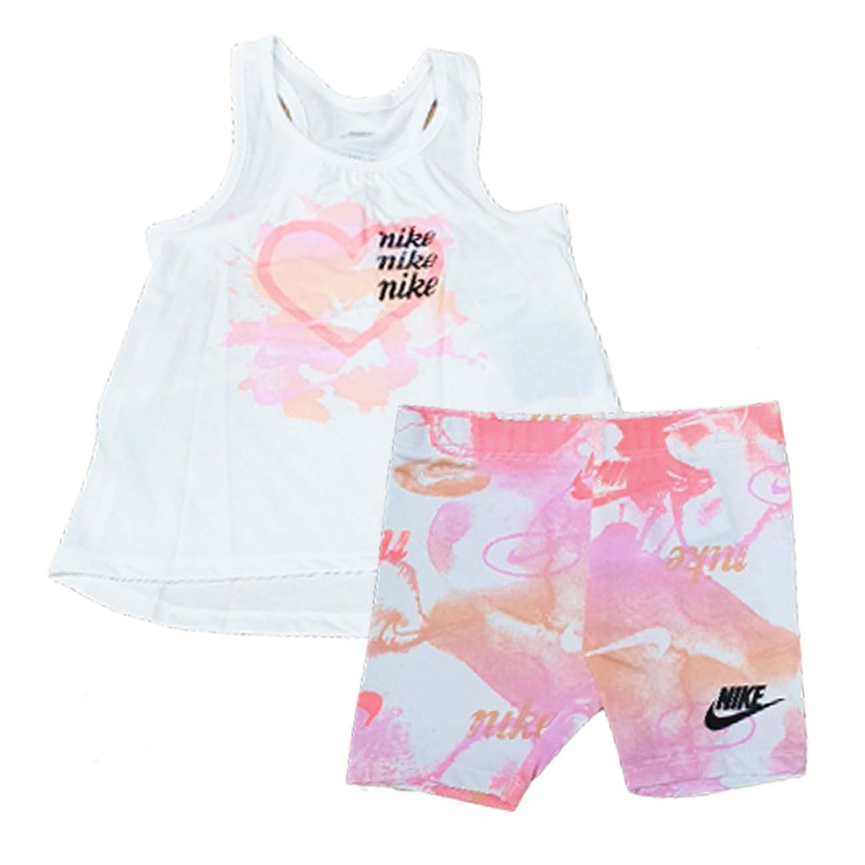NIKE 36J591 GIRLS' COMPLETE TANK TOP + SHORTS