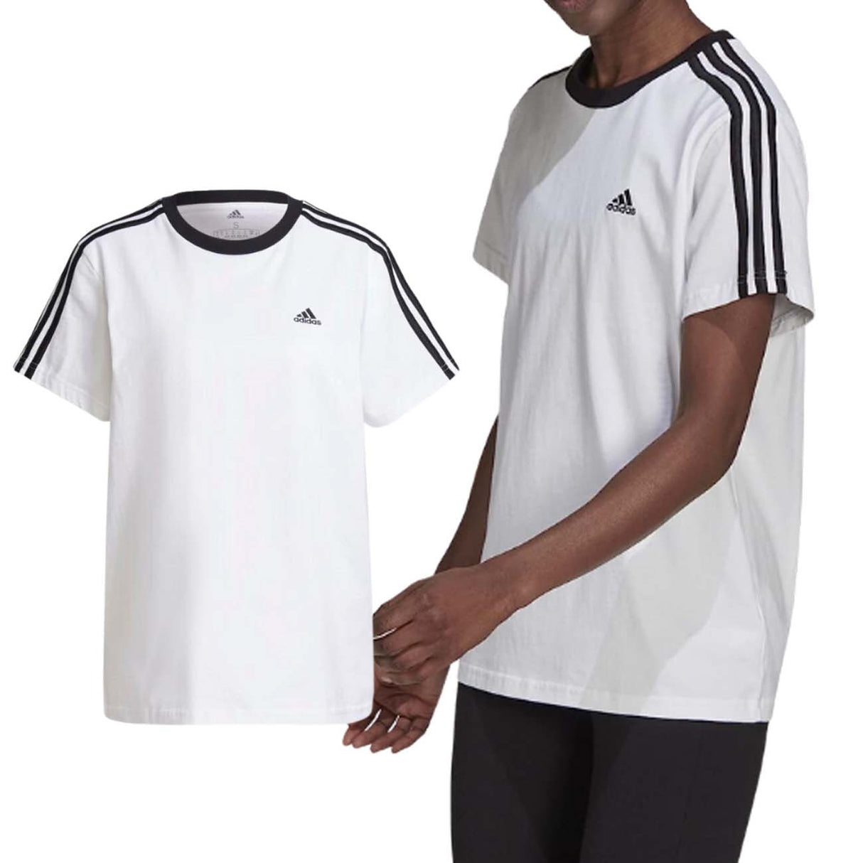 ADIDAS H10201 UNISEX ESSENTIALS COTTON T-SHIRT