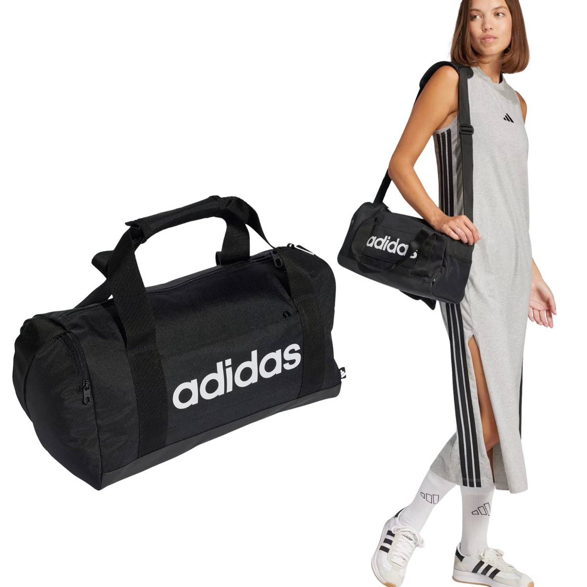 BORSONE ADIDAS JE8347 LENEAR BUFFEL XSMALL NERO SPORT