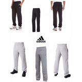 PANTALONI UOMO ADIDAS FORMAZIONE FELPATI NERO GRIGIO SPORT  X12186 X20544