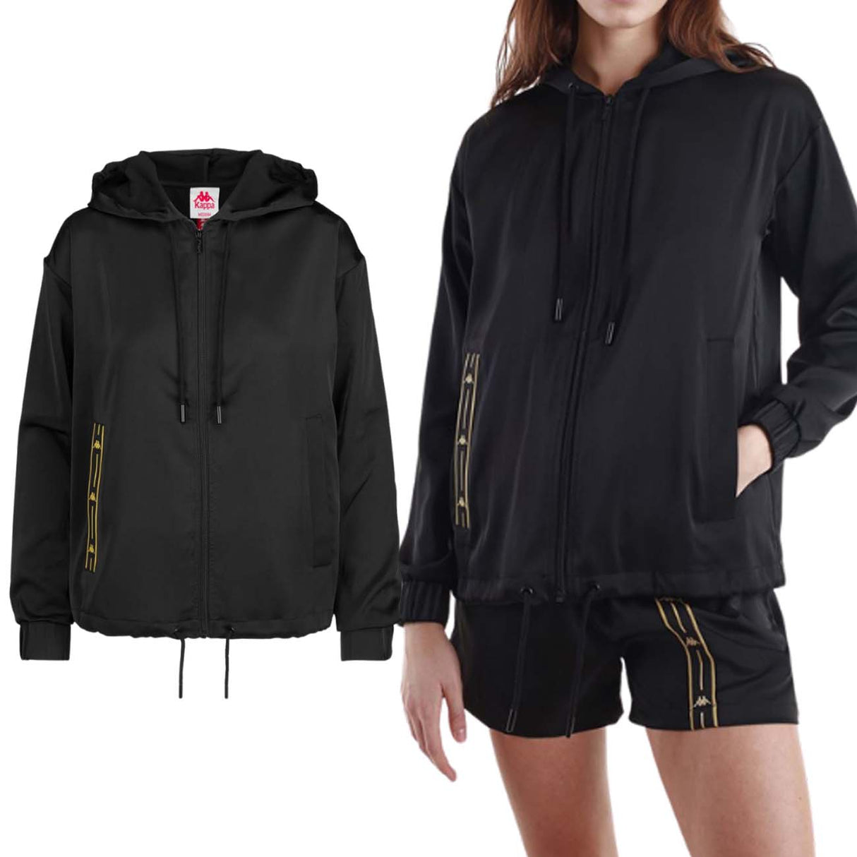 SWEAT-SHIRT FEMME KAPPA 361189W AUTHENTIQUE JPN FIORA