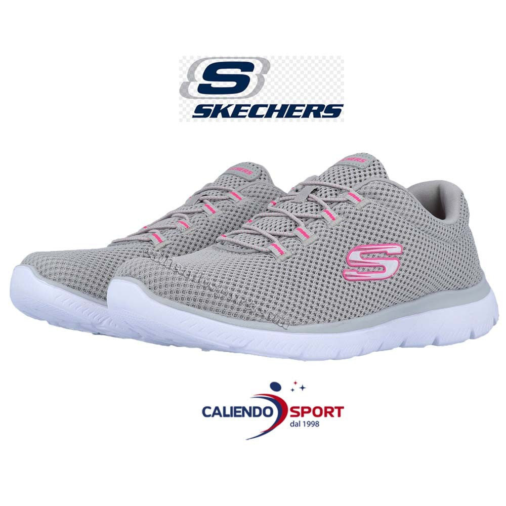 SCARPA SKECHERS DONNA 12985 GYHP UMMITS-Quick Lapse Grigio