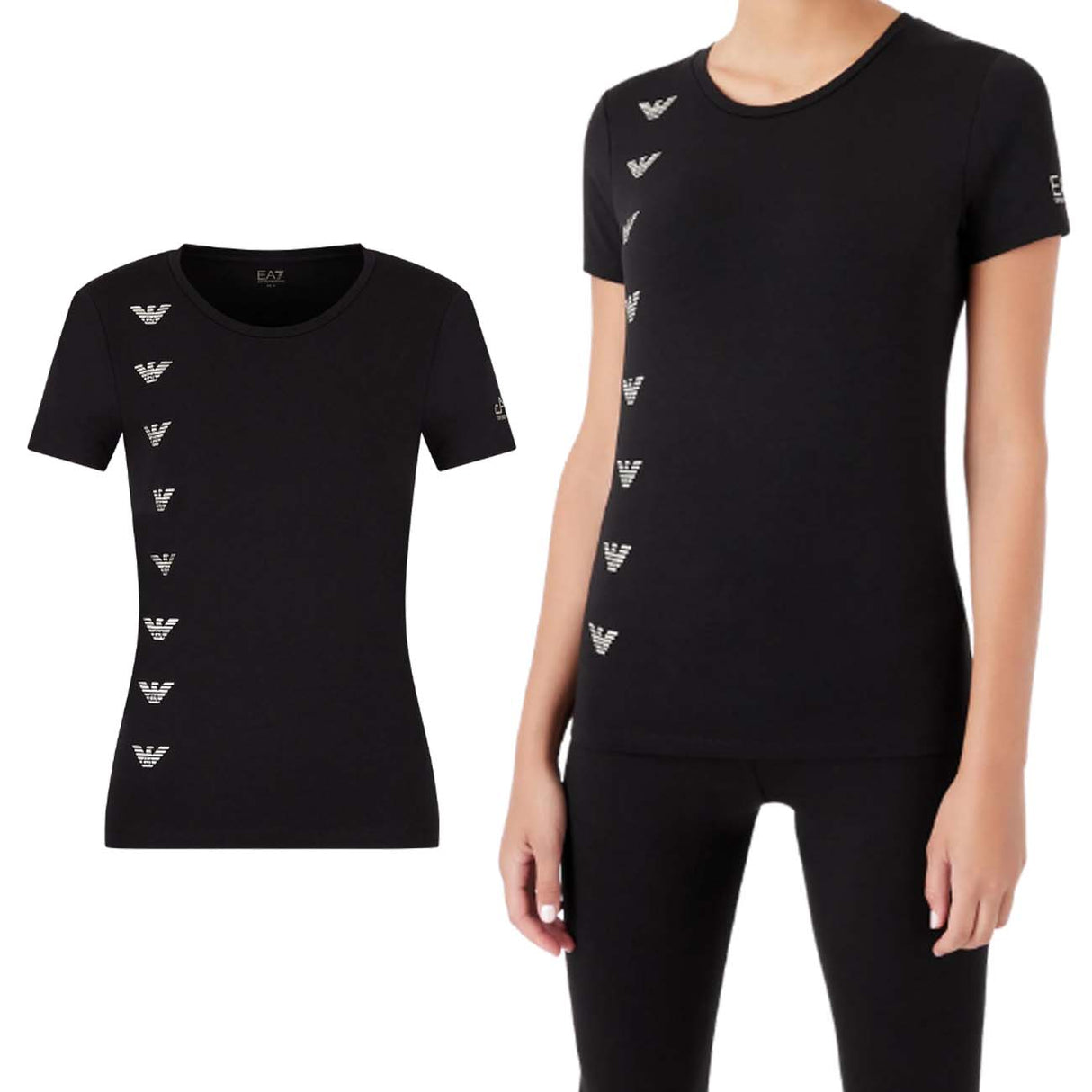WOMEN'S T-SHIRT ARMANI EA7 6LTT20 TJDZZ COTTON