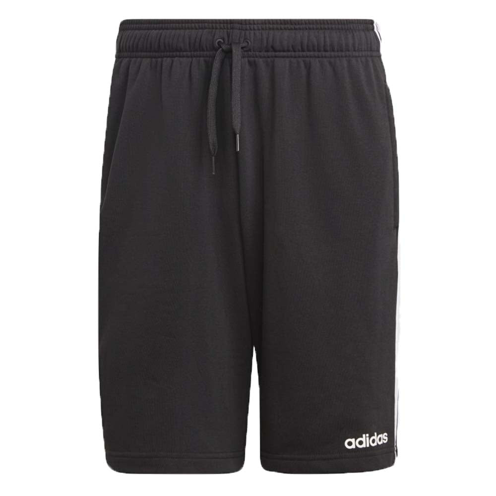 ADIDAS DU7830 DU7831 BLACK GREY 3-STRIPES FRENCH TERRY SHORTS