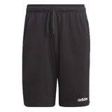 ADIDAS DU7830 DU7831 BLACK GREY 3-STRIPES FRENCH TERRY SHORTS