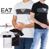 T-SHIRT HOMME ARMANI 3GPT10 BLANC NOIR COTON