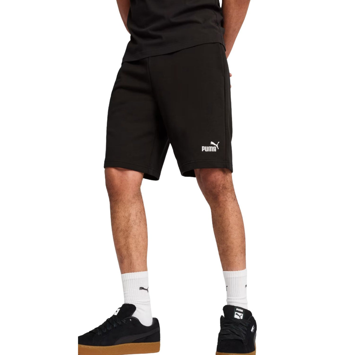PANTALONCINO PUMA 682594 01 ESSENTIALS COTONE NERO