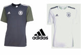 T-Shirt Adidas Calcio Uomo Sport Germania Soccer Deutscher MAGLIA PALESTRA