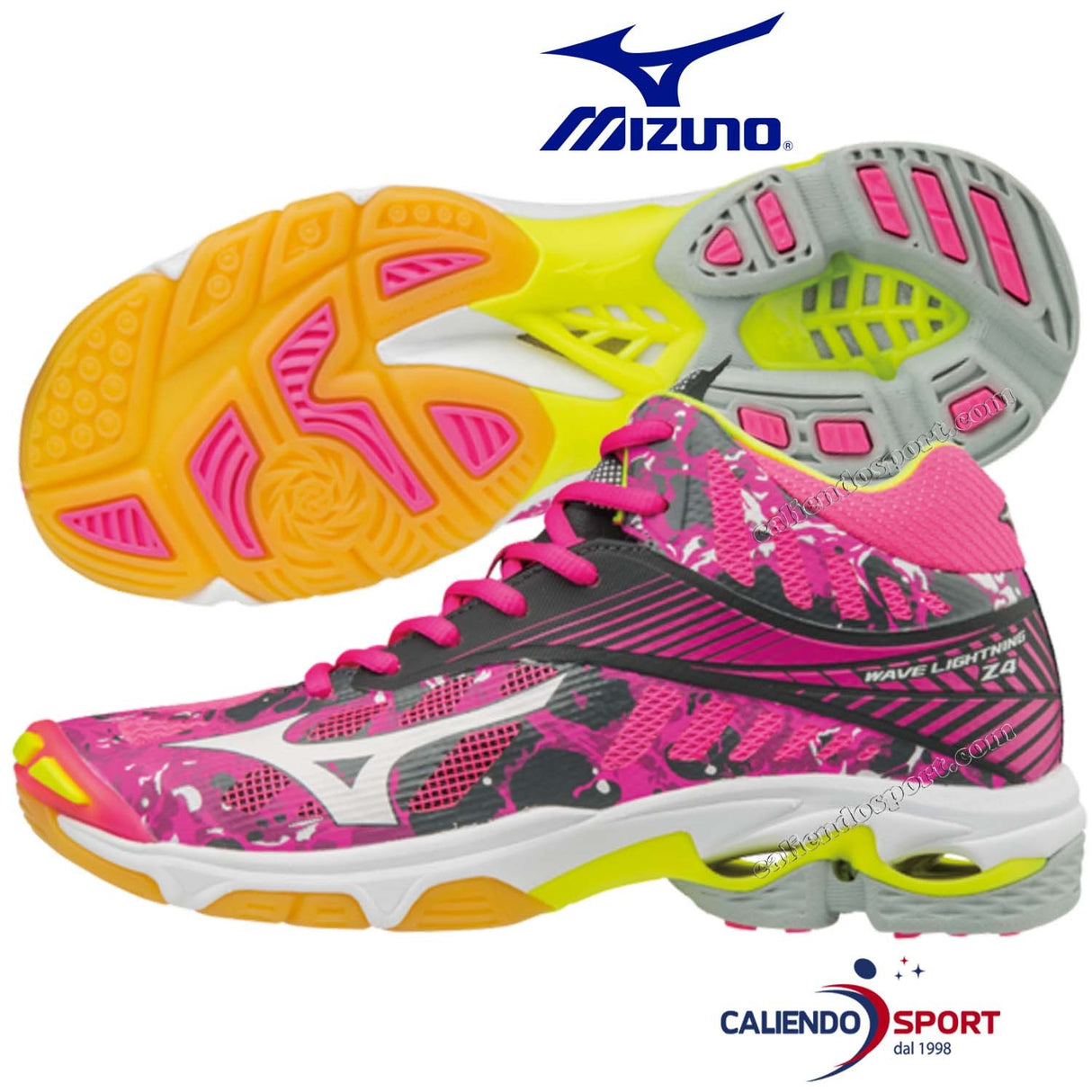 SCARPA MIZUNO DONNA V1GC180590 VOLLEY WAVE LIGHTNING Z4 MID 38.5