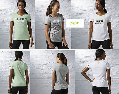 T-shirt de sport de fitness et de compression pour femmes REEBOK AO0