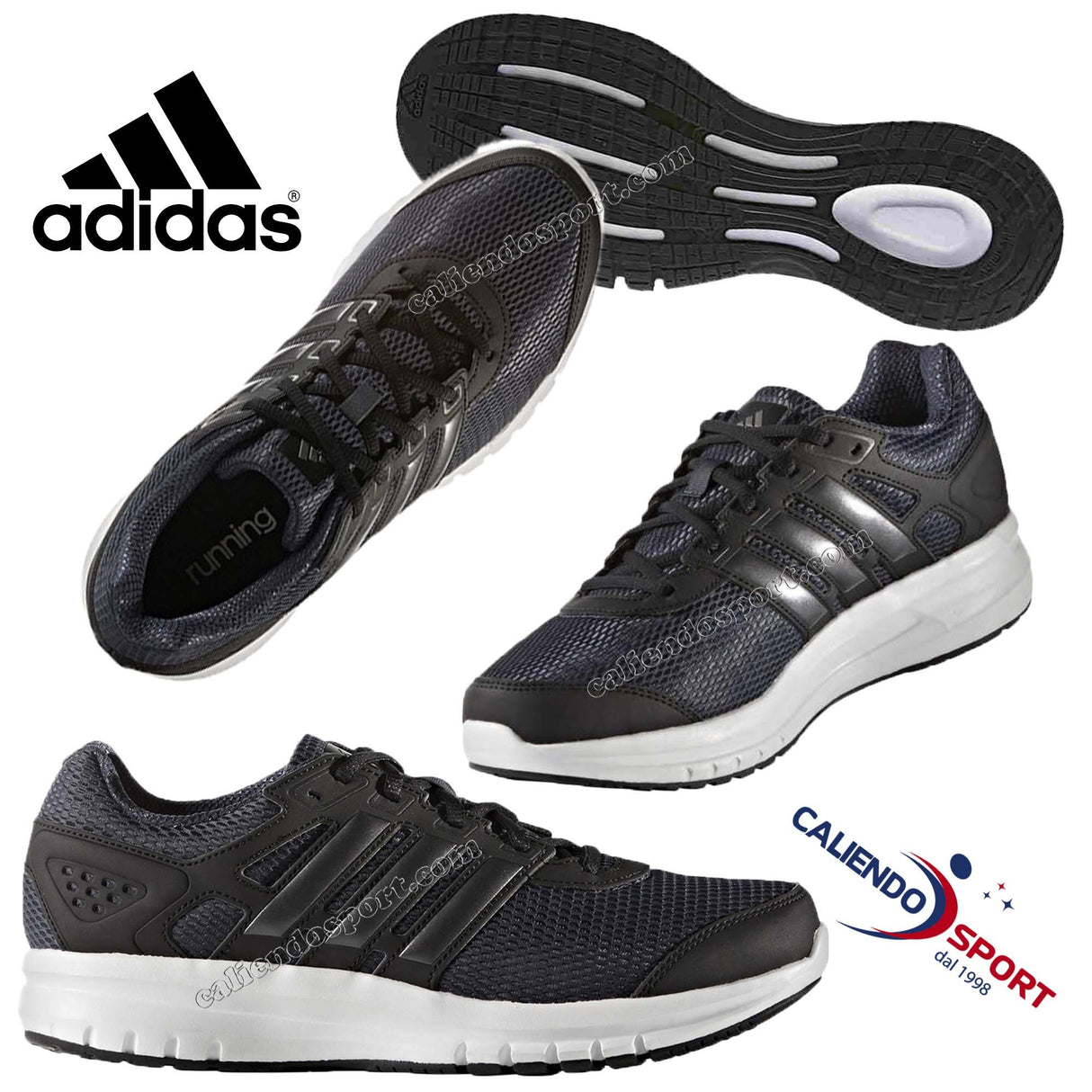 SCARPE UOMO ADIDAS BB0809 SNEAKERS DURAMO LITE NERO CORSA RANNING PALESTRA